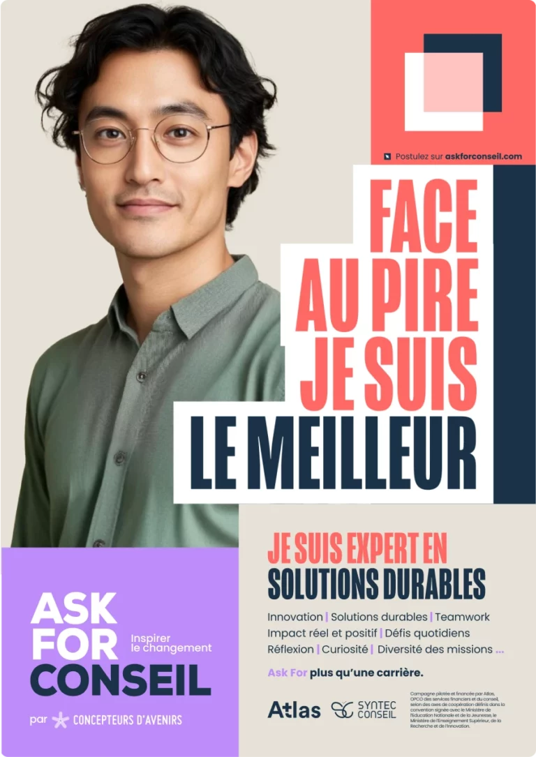 Promotion des métiers - Ask for conseil - Affiche 1