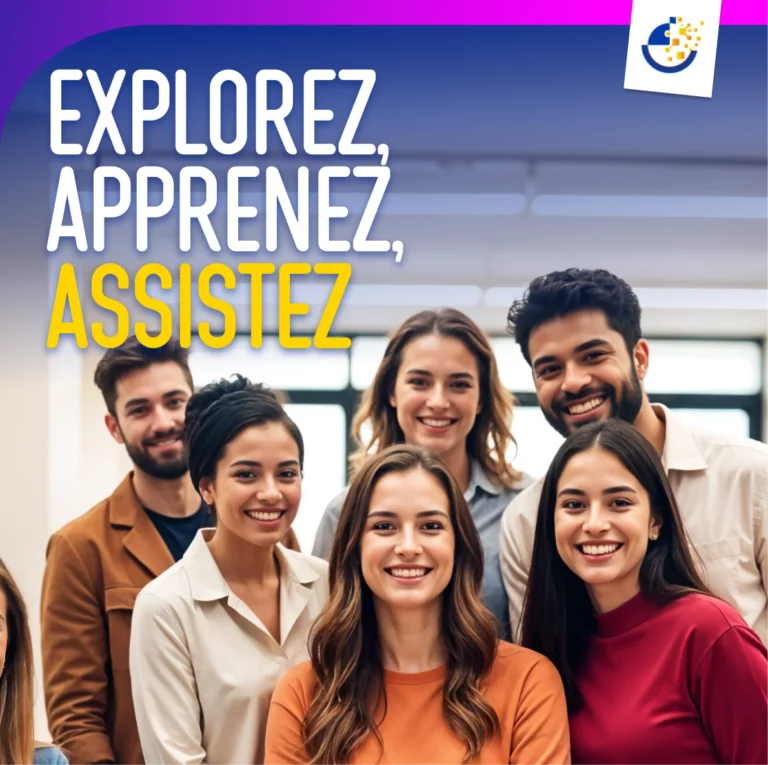 Promotion des métiers - Observatoire des métiers de l'assistance - Post réseaux sociaux - Explorez, apprenez, assistez 1.1