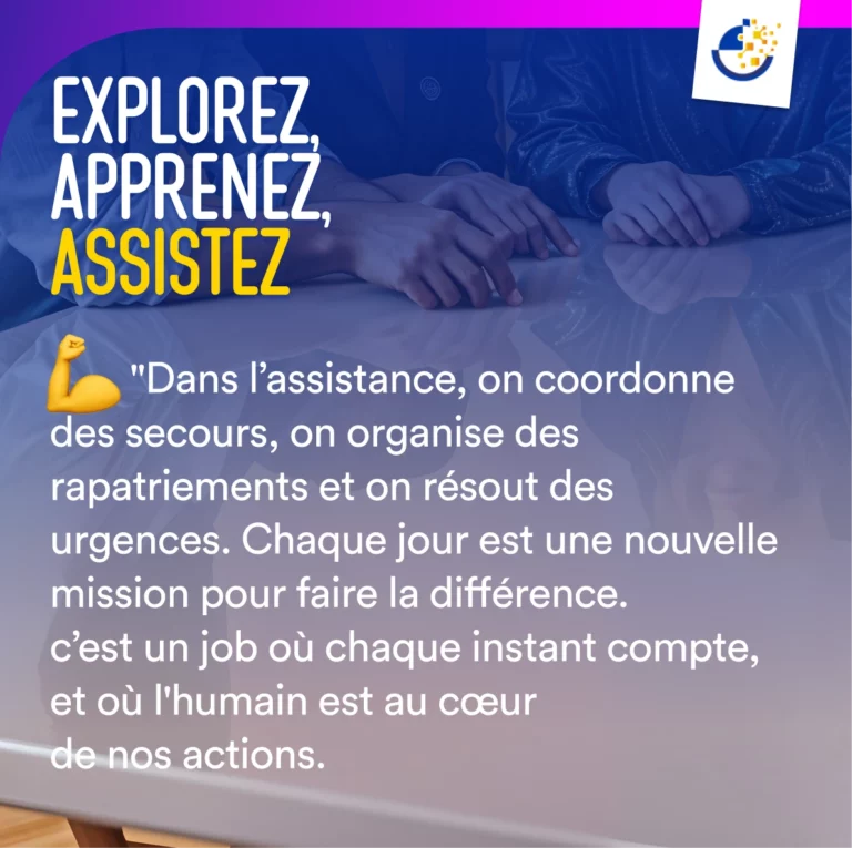 Promotion des métiers - Observatoire des métiers de l'assistance - Post réseaux sociaux - Explorez, apprenez, assistez 2.2