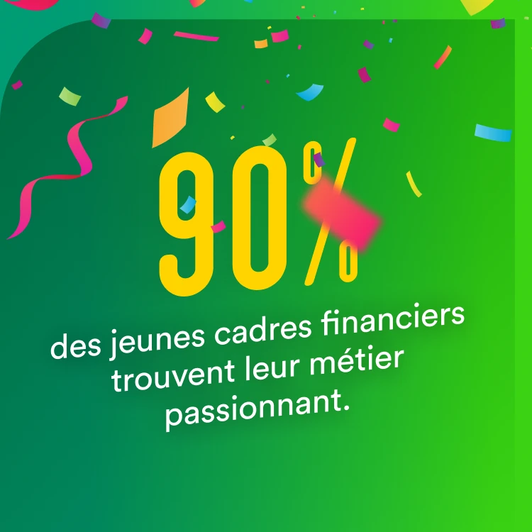 Promotion des métiers - Métiers de la finance - Post réseaux sociaux - Chiffre 1
