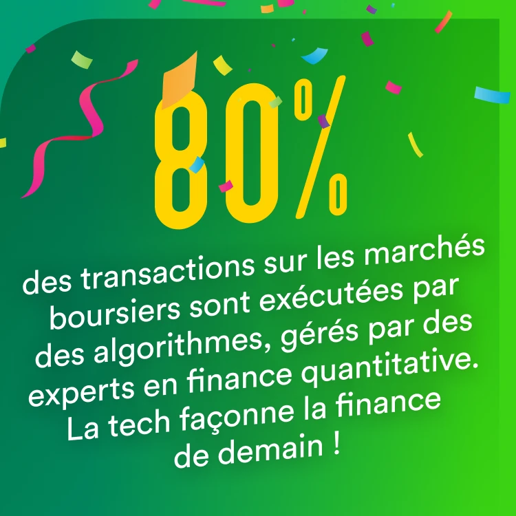 Promotion des métiers - Métiers de la finance - Post réseaux sociaux - Chiffre 4
