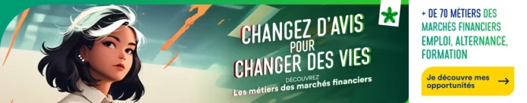 Promotion des métiers - Métiers de la finance - Bannière 2